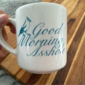 Good Morning A**hole ceramic coffee mug by Fishs Eddy